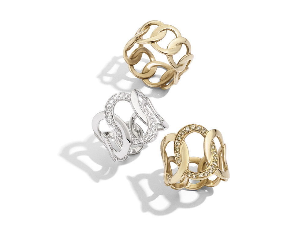 BRERA rings in rose gold white gold with diamonds by Pomellato | POMELLATO & CHIARA FERRAGNI Pomellato Sisterhood Initiative 35