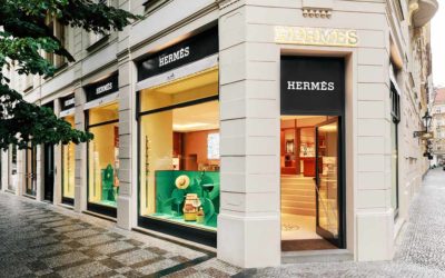 Pražský butik Hermès po rekonstrukci